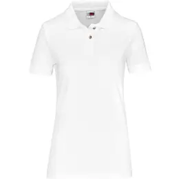 Ladies Boston Golf Shirt White